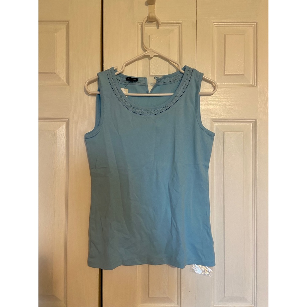 Talbots blue tank top